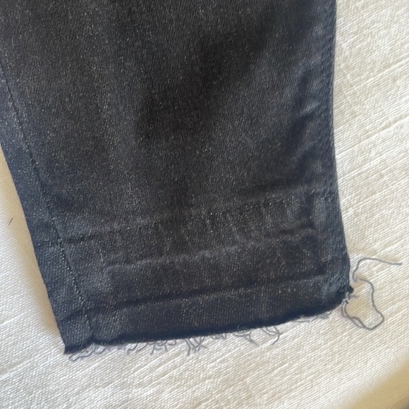 NWT! Spanx Sm ‘Distressed Denim Legging / Jeans’ vintage black 20213R $128 - Picture 8 of 14